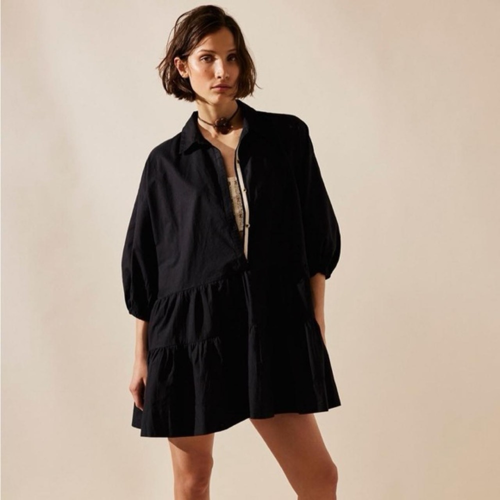 Free People Misha Mini Dress / Black